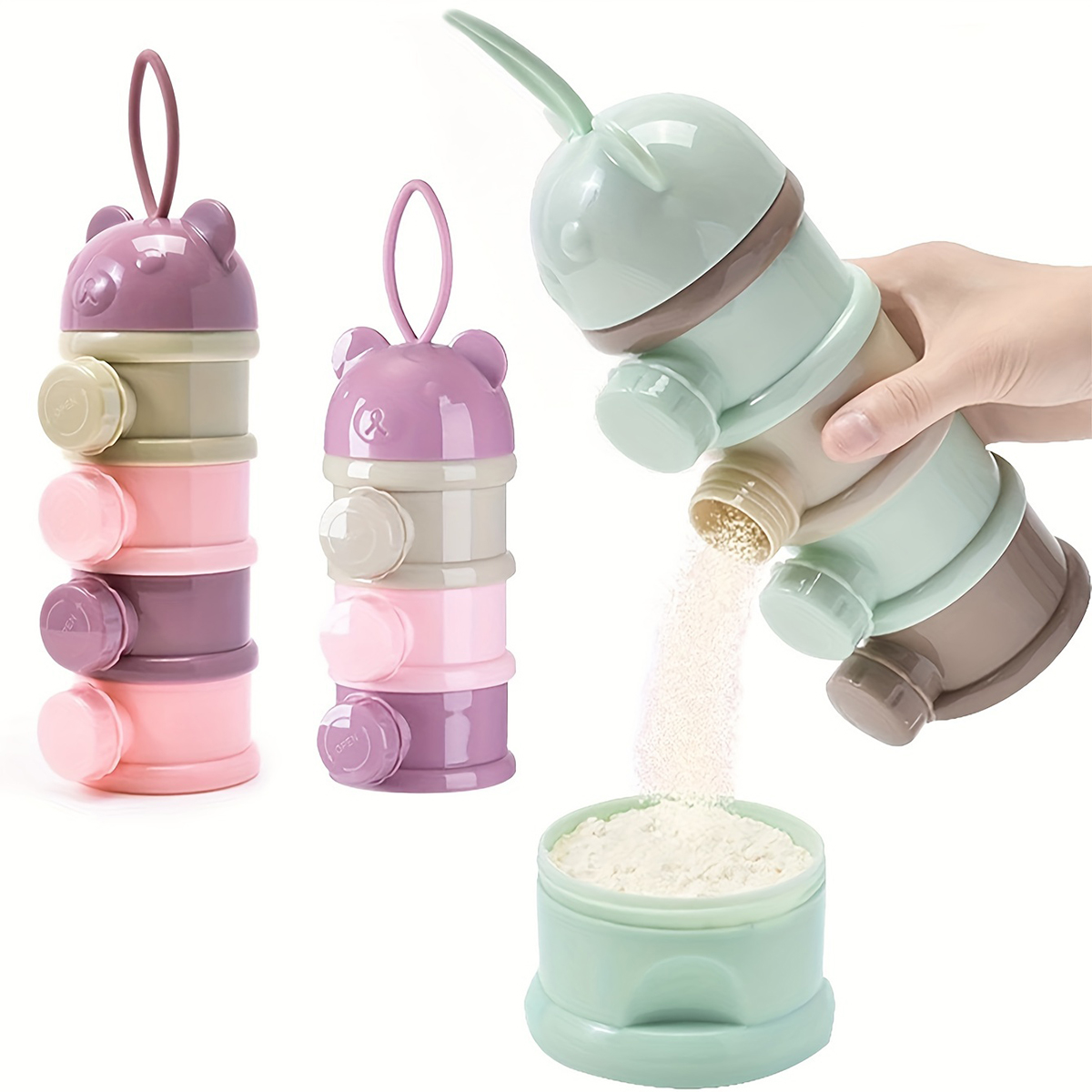 Baby Food In Jar - Large Capacity Baby Milk Powder Container