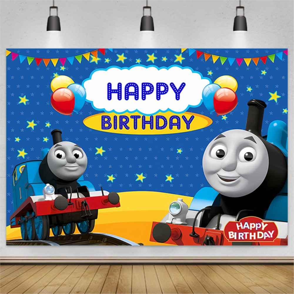 Baby Food Stuff - Cute Thomas Train Friends Backdrop Toy