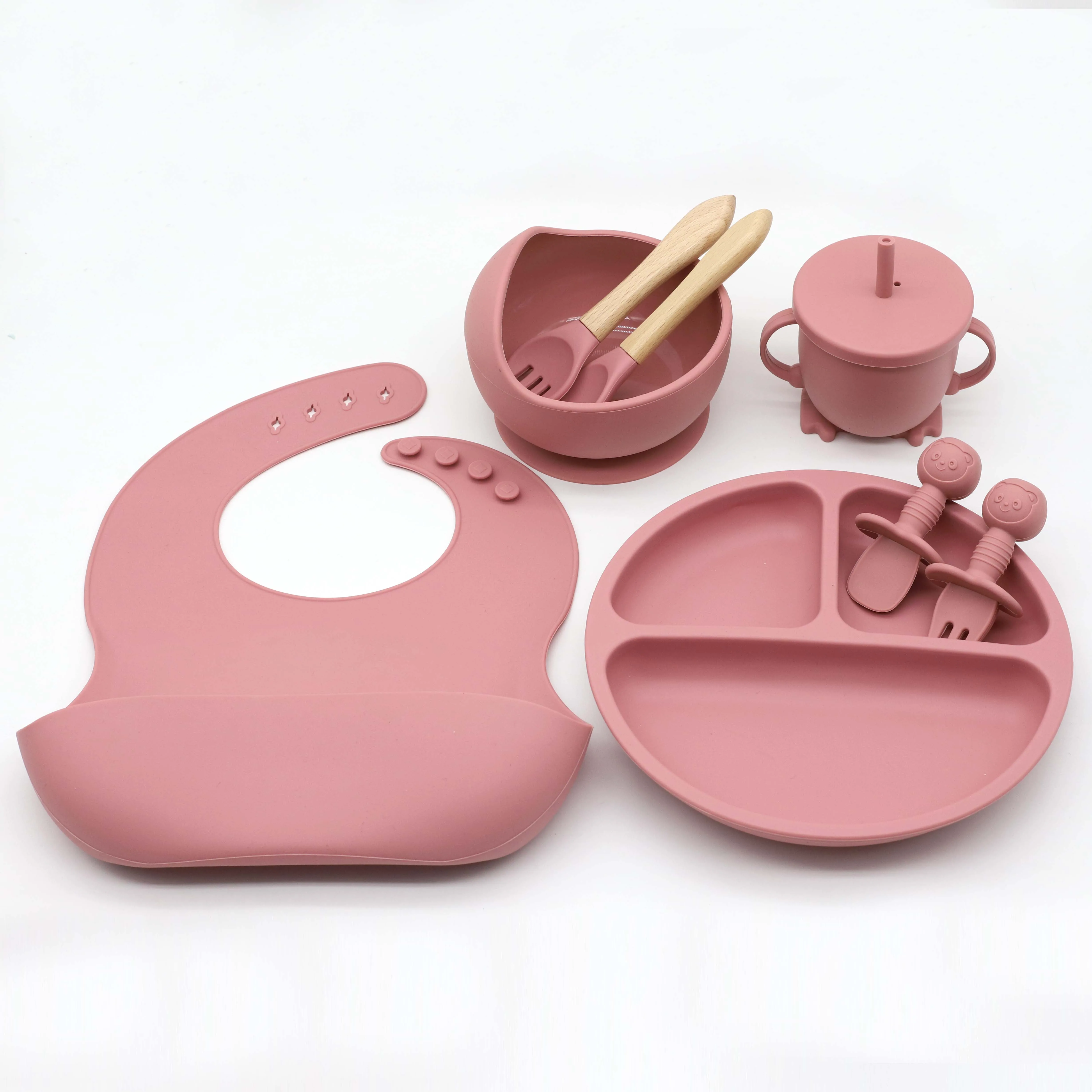 Plate Suction Toddler - Food Grade Silicone Child Dish Set