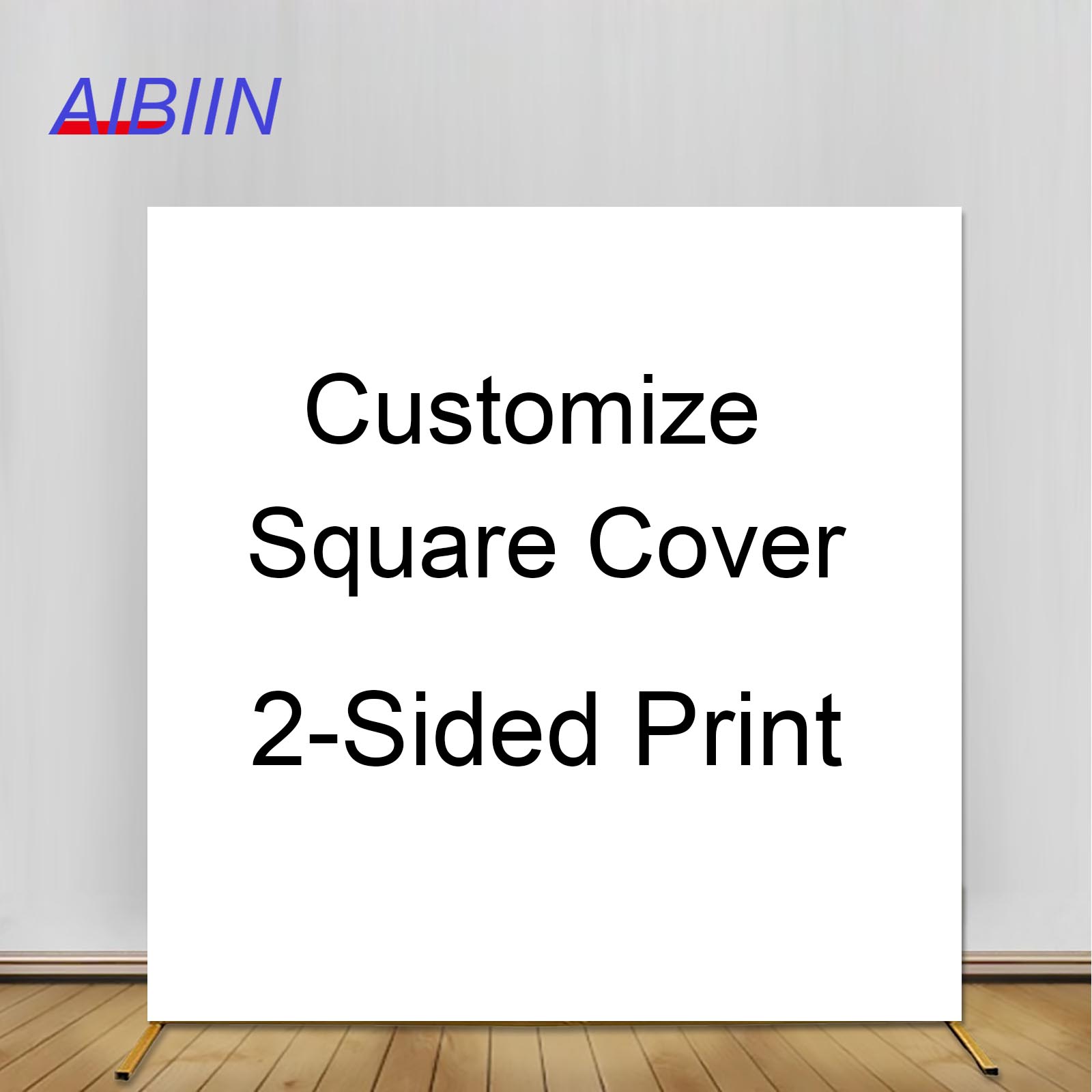 Baby Food Recipes - Customize 2-Sided Square Backdrop Cover Wedding