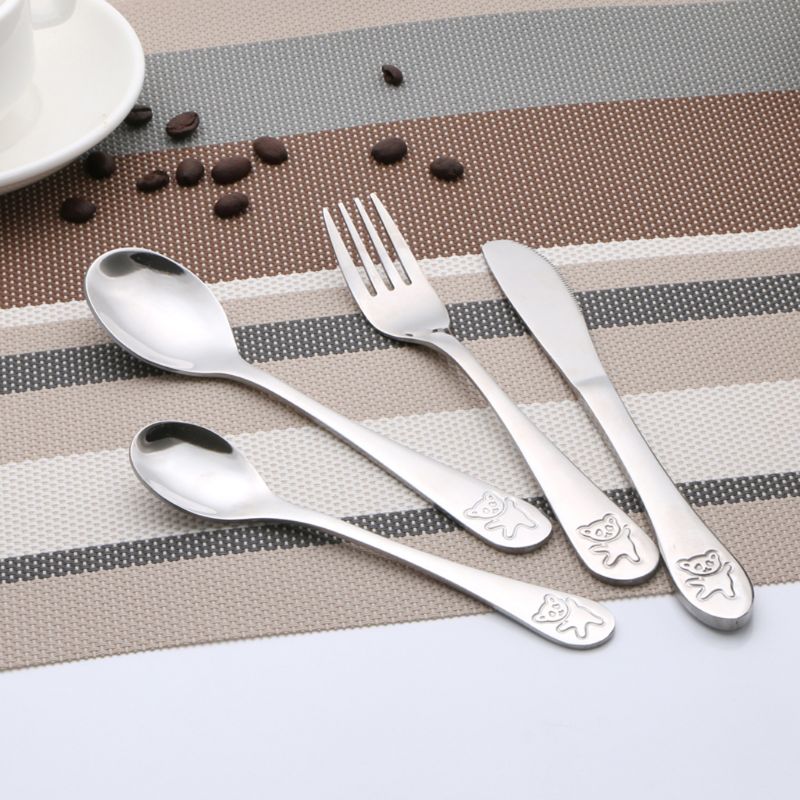 Baby Food Utensils Set - 4 Pcs/set Baby Teaspoon Spoon Food