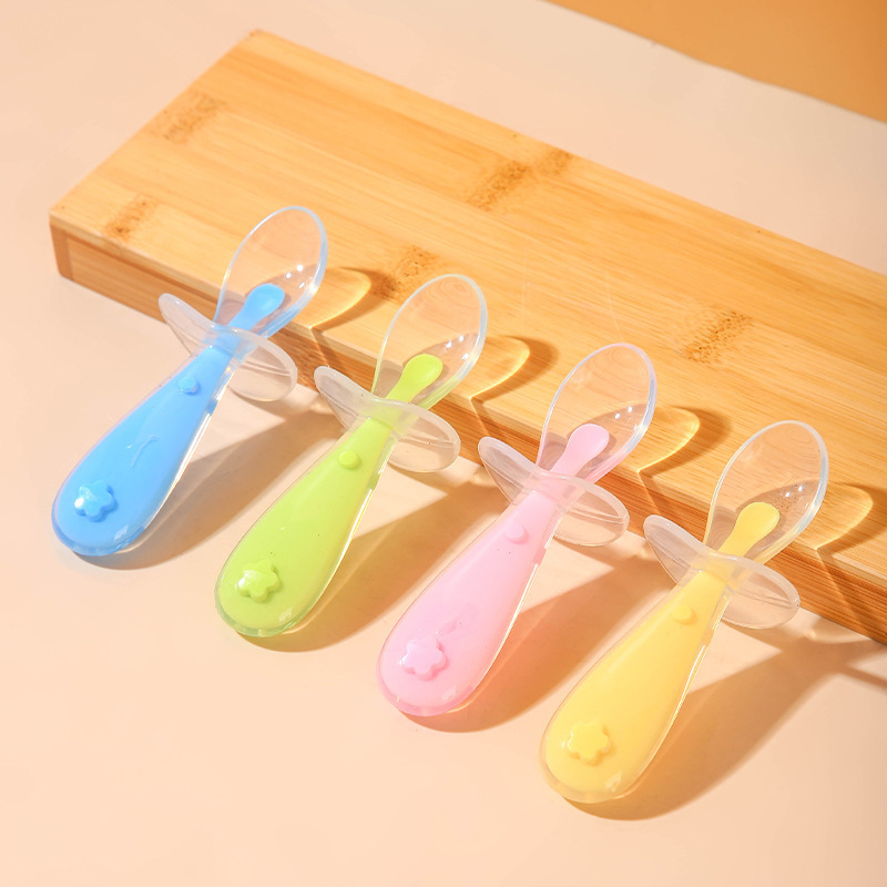 Baby Food Utensil - Baby Silicone Spoon, Baby Rice Paste