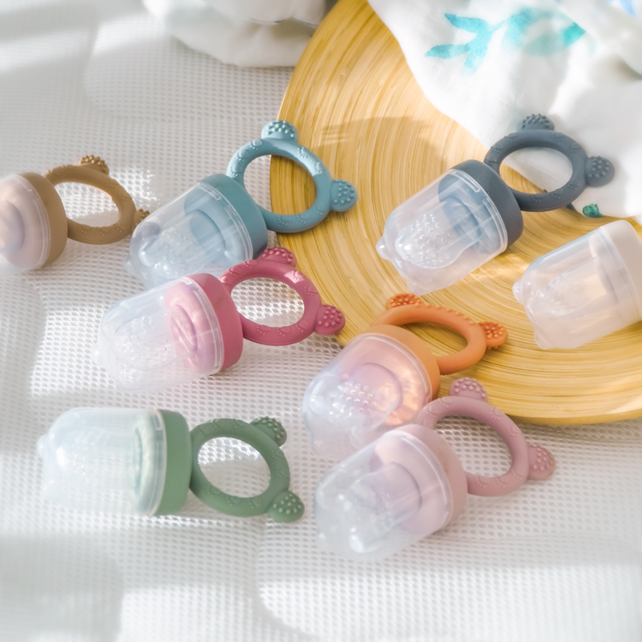 Baby Food For 6 Months - Baby Pacifier Fruit Feeder Cover Silicone