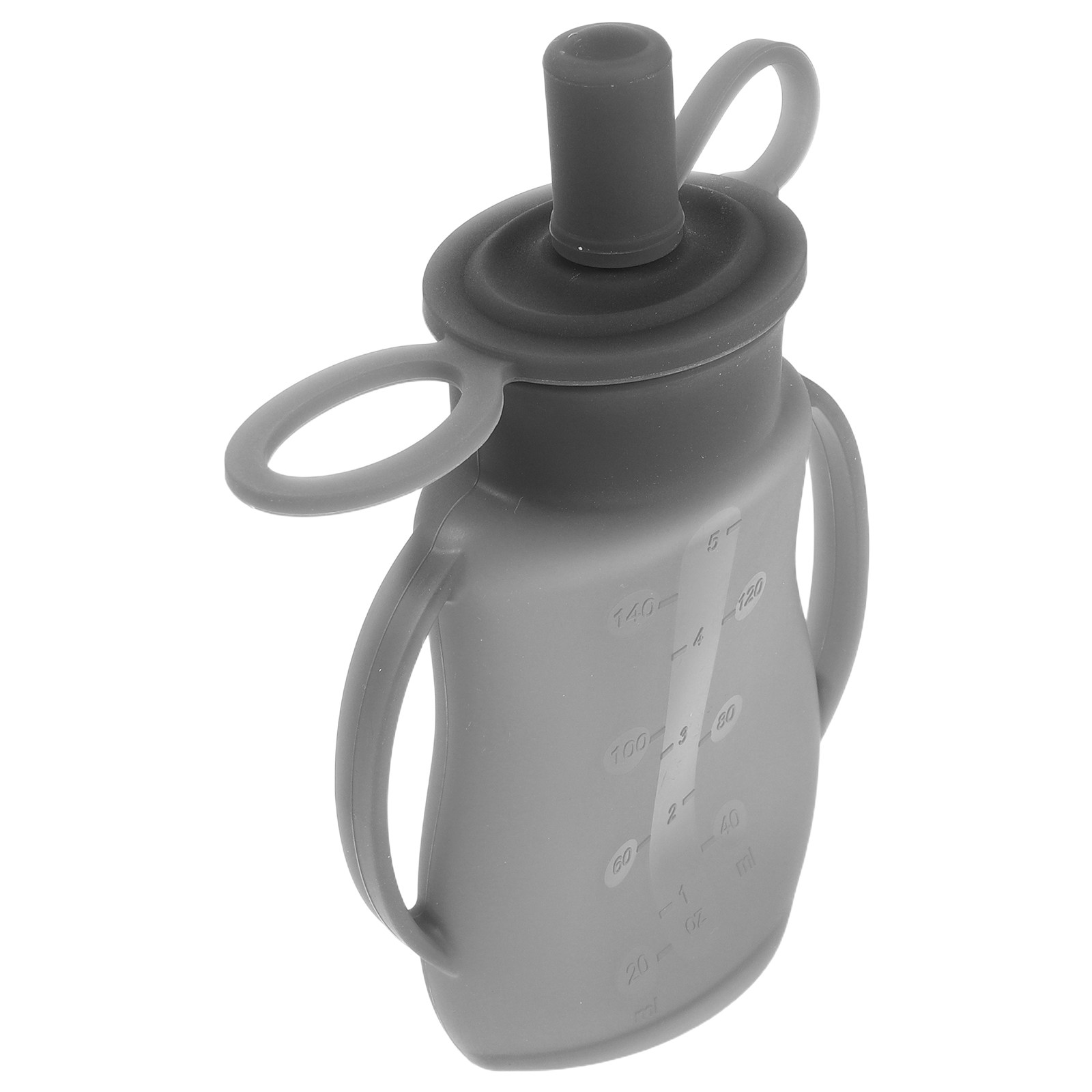 Puree Baby Food - Silicone Baby Food Pouches Reusable Grey