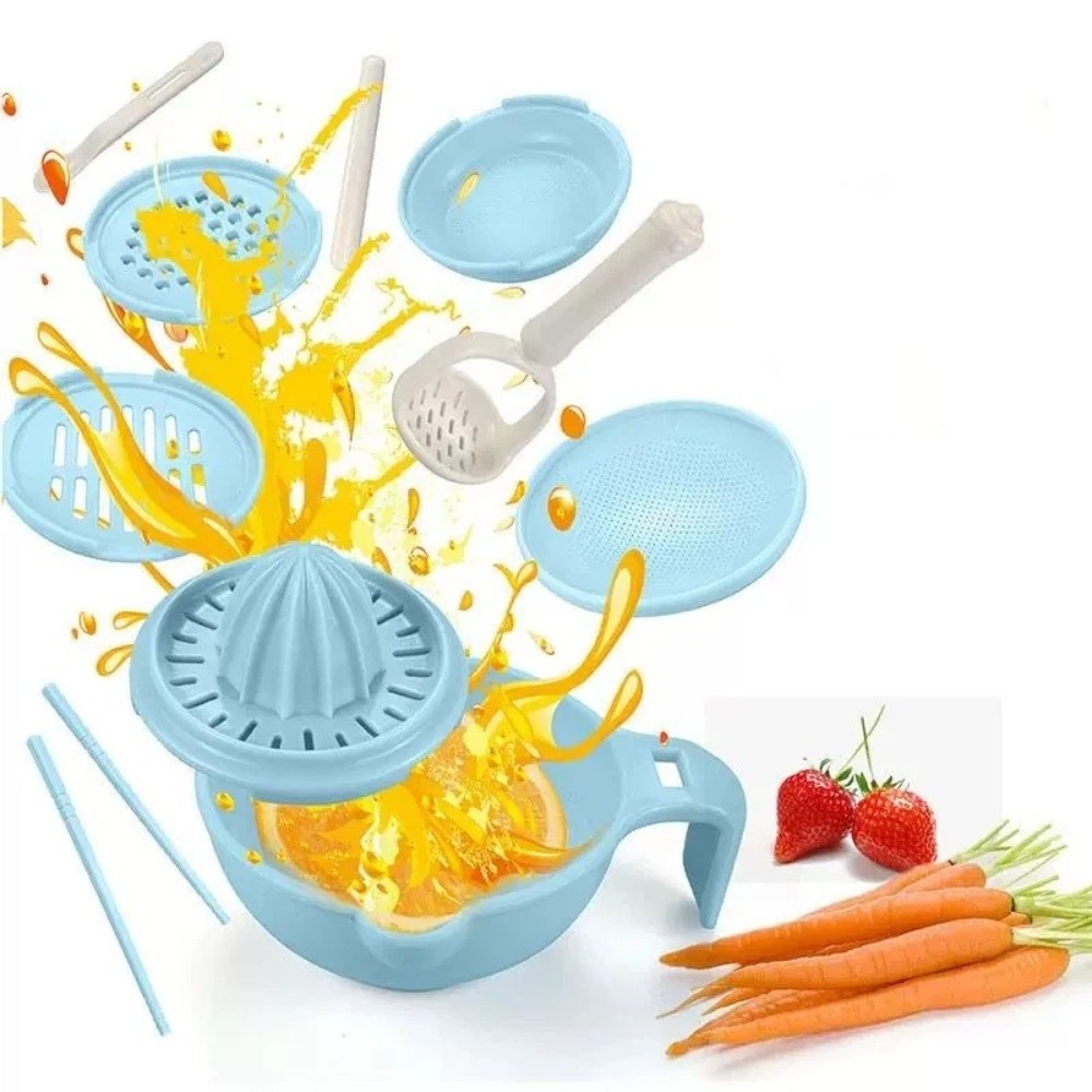 Puree Baby Food - Solid color Baby Food Grinding Bowl