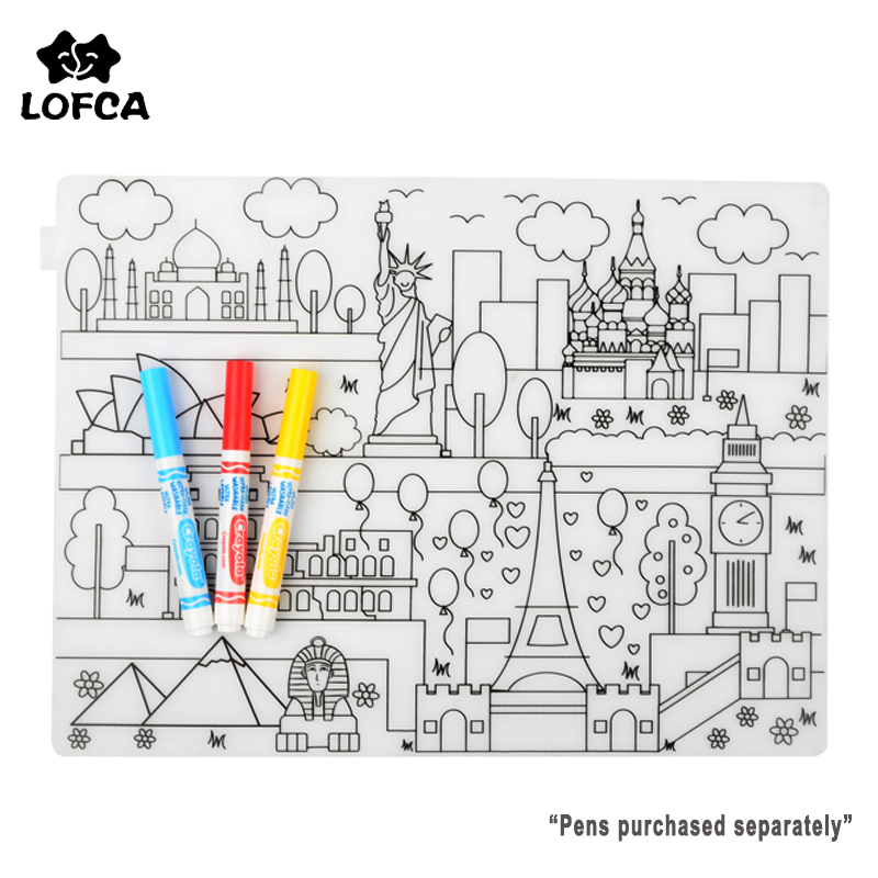 Baby Food Utensil - Silicone Baby Placemat 1pc Baby Tableware