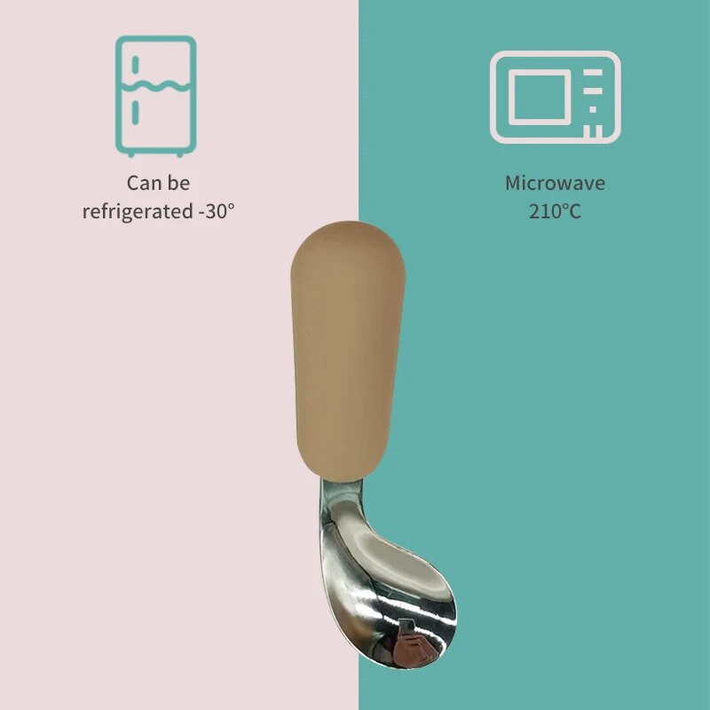 Baby Spoon Fork Set 316 Stainl - Baby Food Utensil review and price