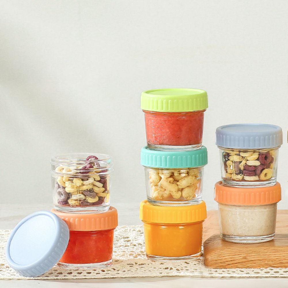 6pcs Mason Jar Glass Baby Food - Baby Food In Jar review and price