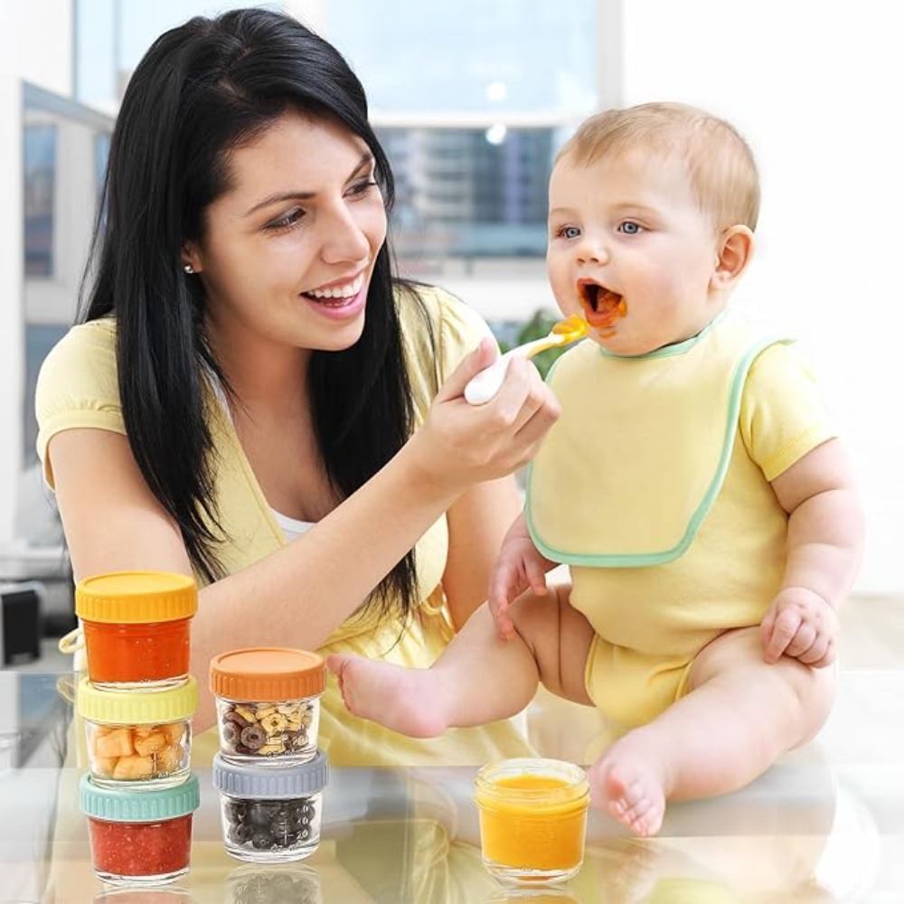 6pcs Mason Jar Glass Baby Food - Baby Food In Jar review and price