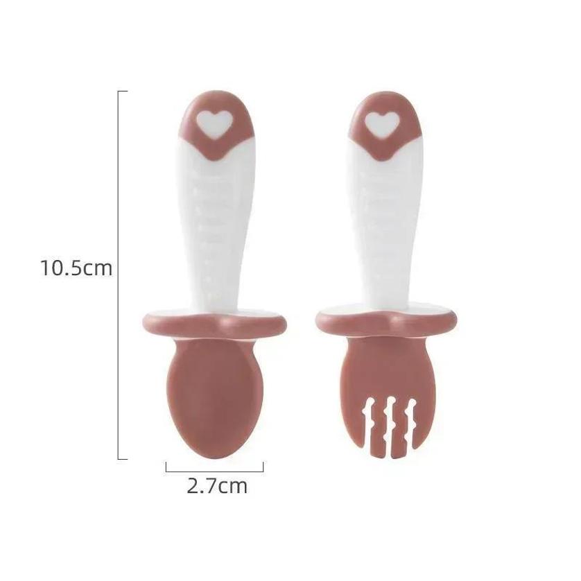 Baby Spoon Fork Silicone Child - Baby Food Utensil review and price