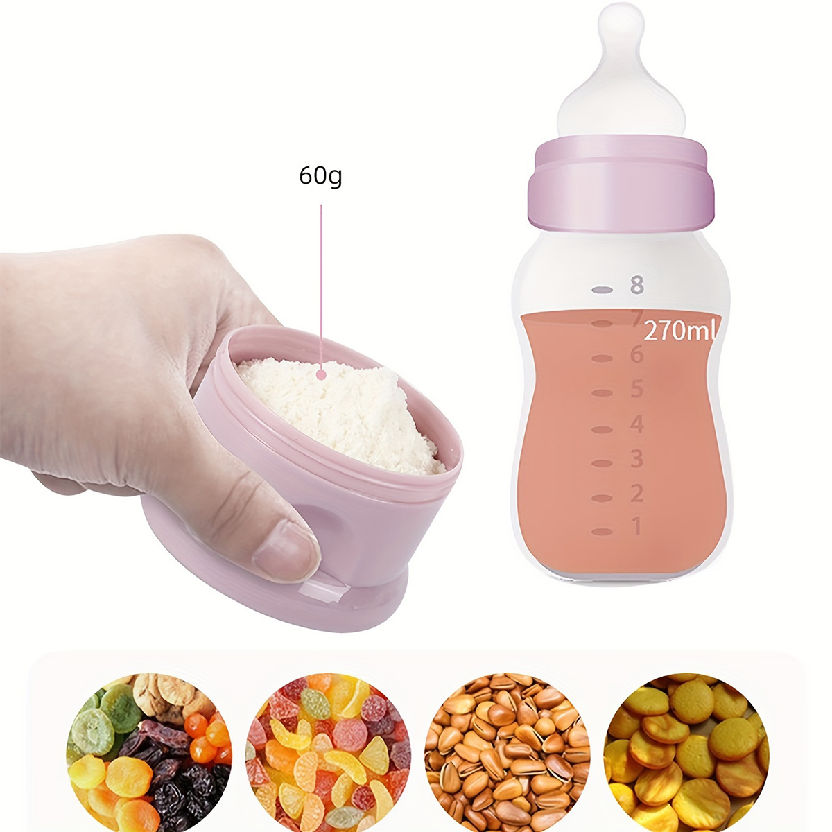 Large Capacity Baby Milk Powde - Baby Food In Jar review and price