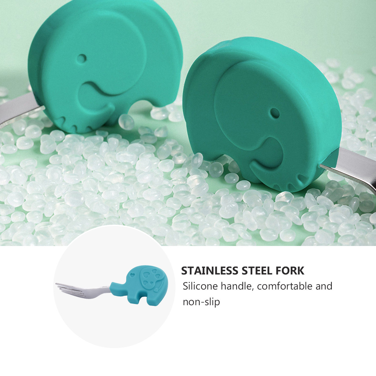 1Set Baby Training Utensils Si - Baby Food Utensils Set review and price