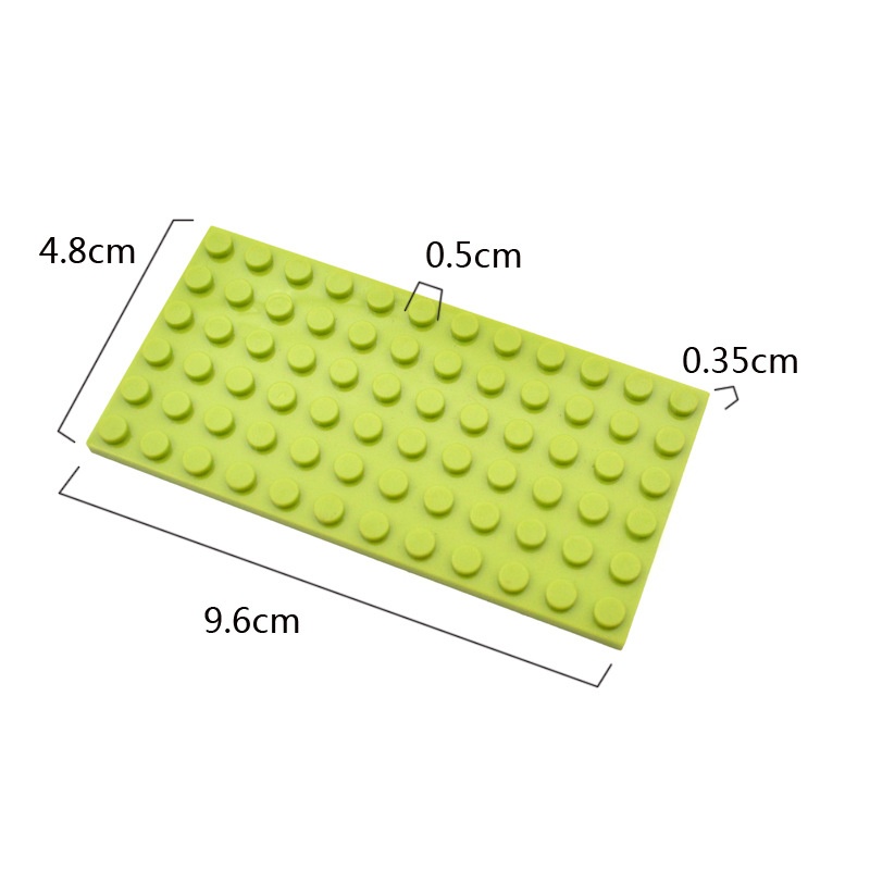 10PCS 6X12 Dots Base Plate Cla - Baby Food Eat review and price