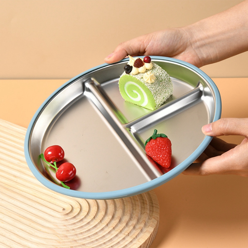 2PCS Stainless Steel Kids Plat - Plate Suction Toddler review and price