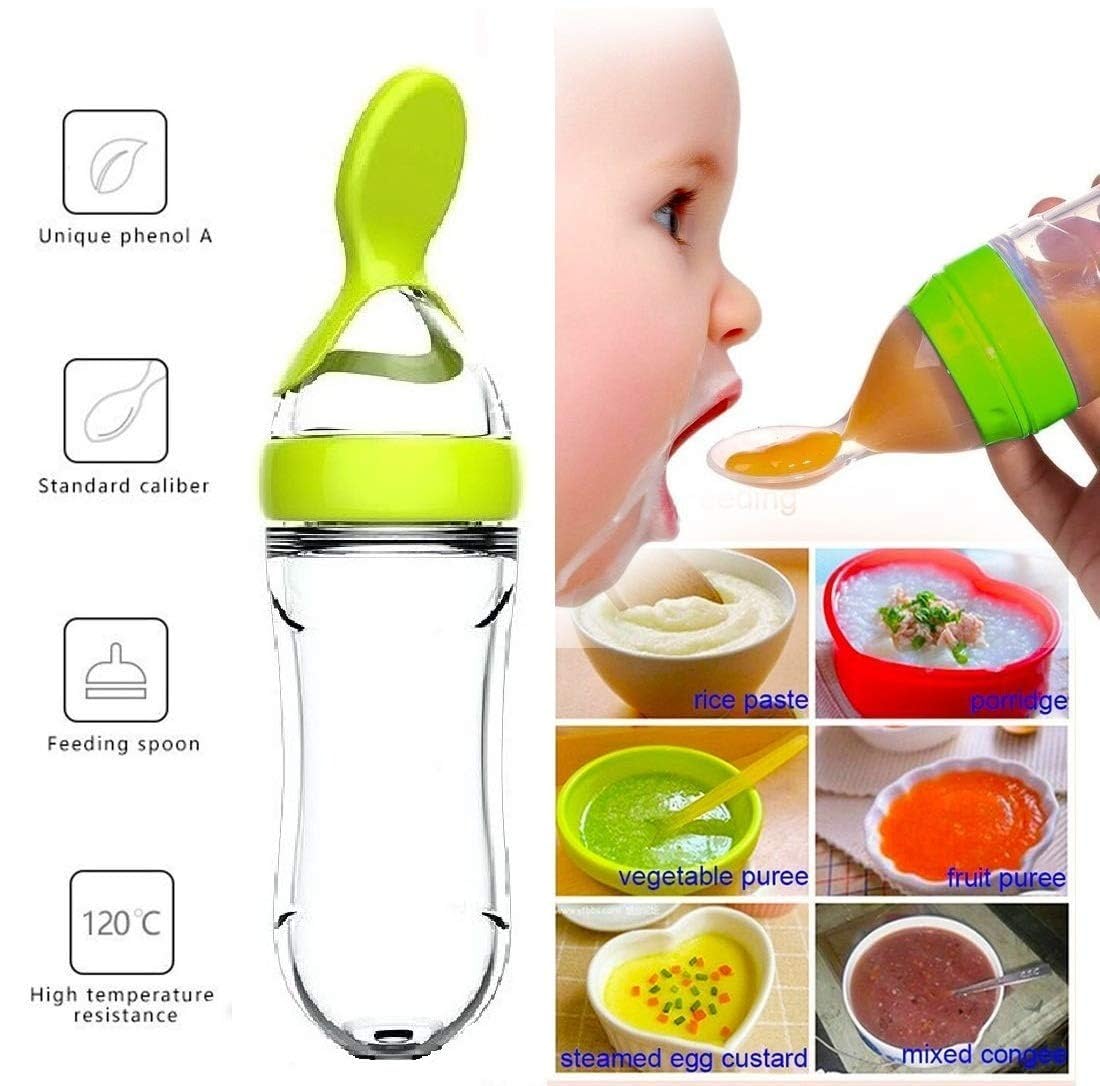 Squeezing Feeding Bottle Cup S - Baby Food Utensil review and price