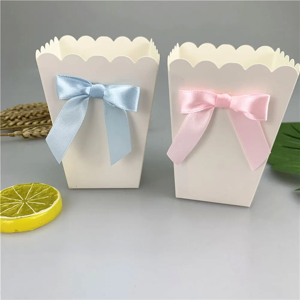 12pcs Pink Bow Popcorn Box Par - Baby Food Recipes review and price