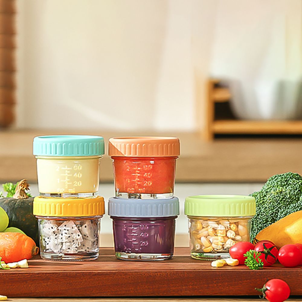 6pcs Mason Jar Glass Baby Food - Baby Food In Jar review and price