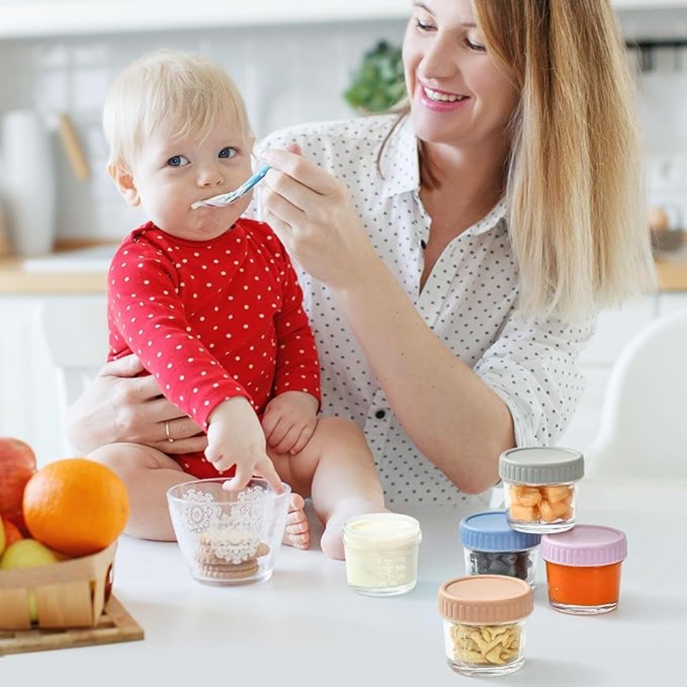 6pcs Mason Jar Glass Baby Food - Baby Food In Jar review and price