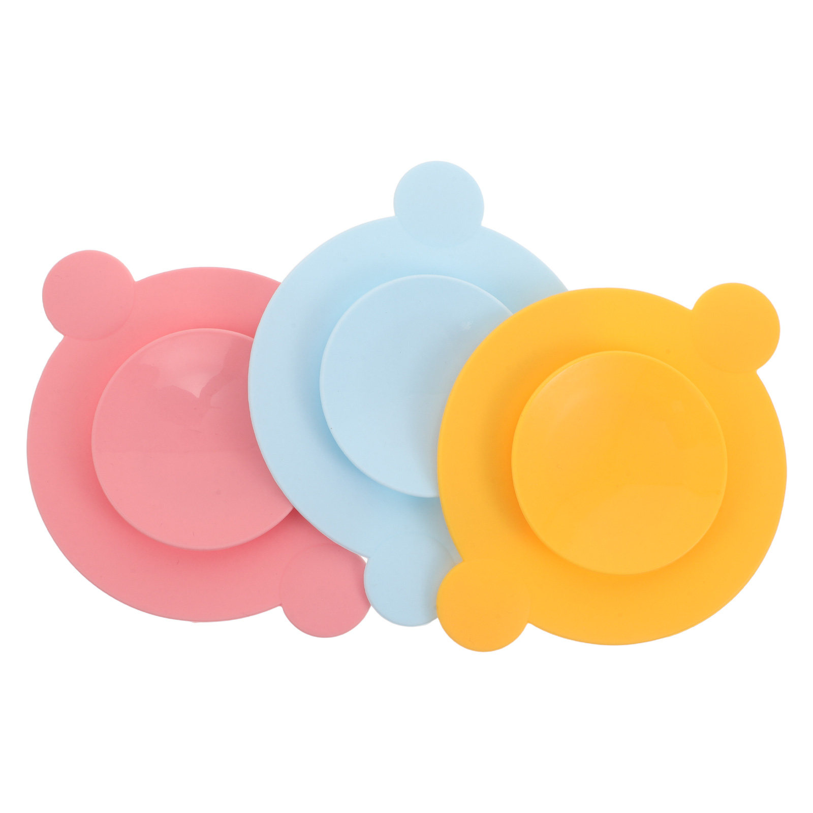 3Pcs Silicone Suction Plate Pa - Plate Suction Toddler review and price