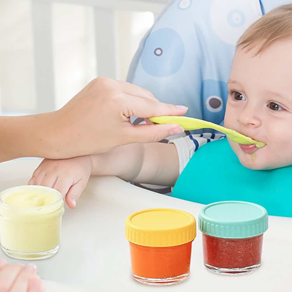 6pcs Glass Baby Food Jar Reusa - Baby Food In Jar review and price