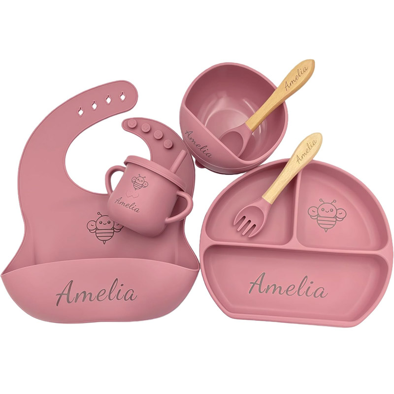 Silicone Feeding Set Customize - Plate Suction Toddler review and price