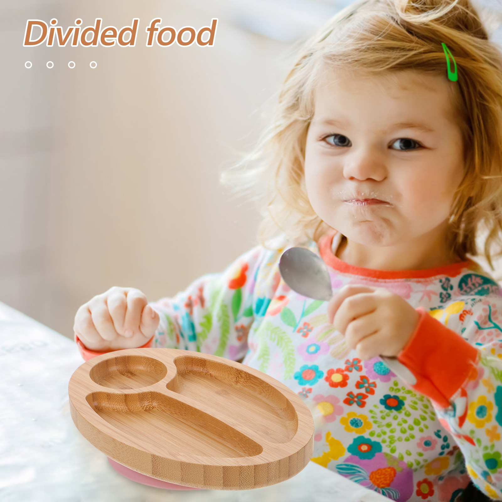 Divided Bamboo Suction Plate I - Plate Suction Toddler review and price