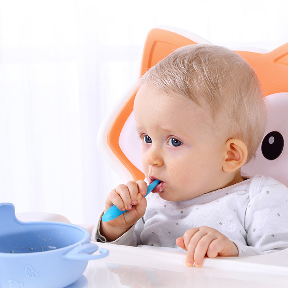 2Pcs Food Grade Silicone Toddl - Baby Food Utensils Set review and price