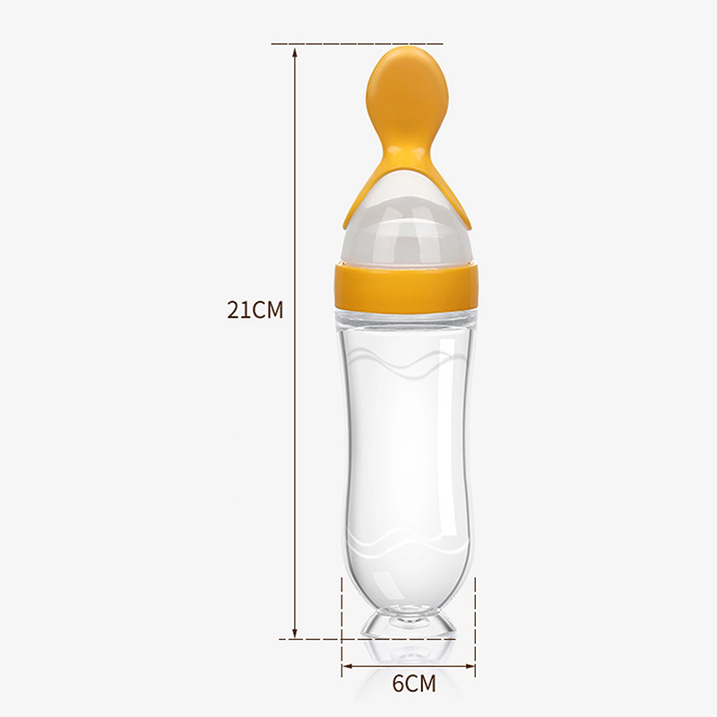 Squeezing Feeding Bottle Silic - Baby Food Utensil review and price