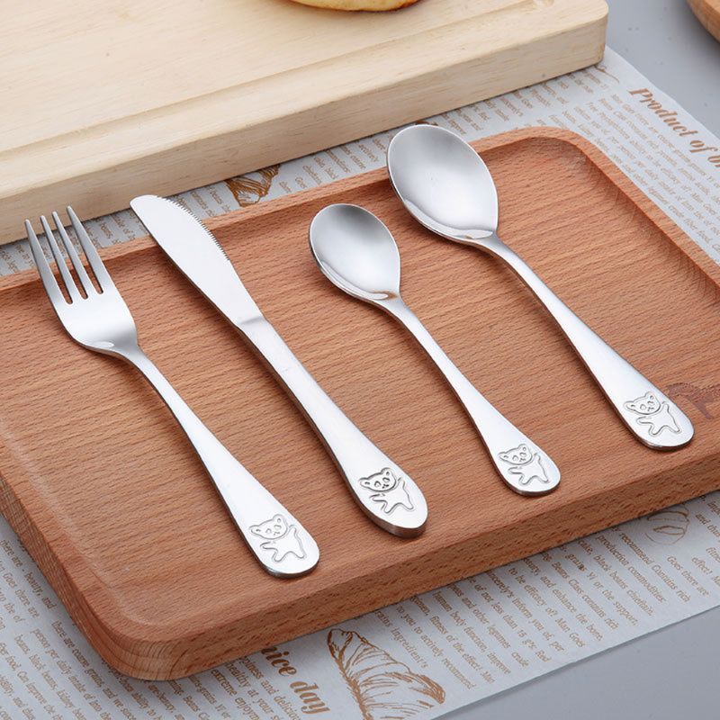 4 Pcs/set Baby Teaspoon Spoon  - Baby Food Utensils Set review and price