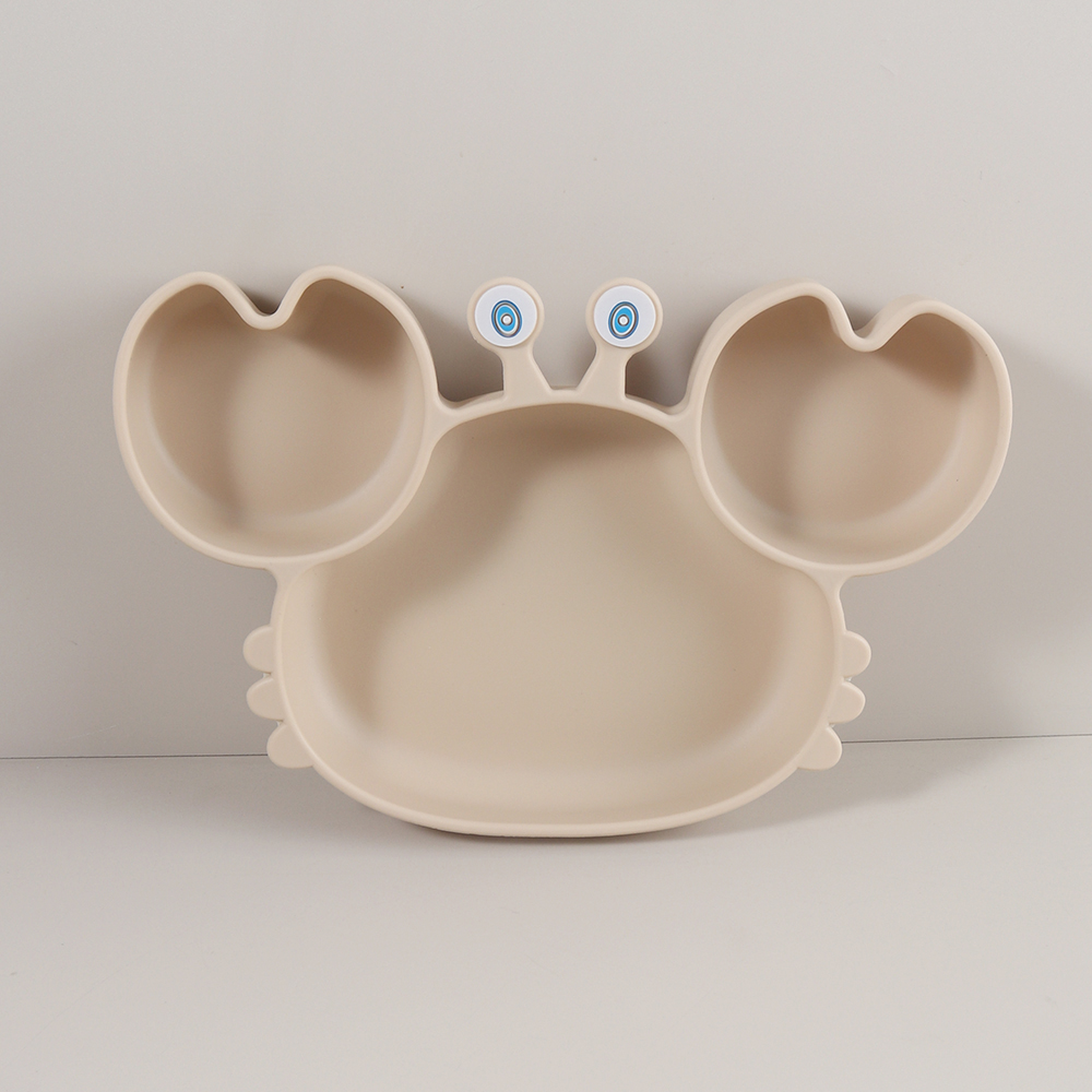 Cute Crab Shaped Silicone Baby - Plate Suction Toddler review and price