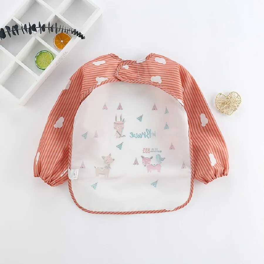 For1-3Year Baby Long Sleeve Sc - Baby Food Apron review and price