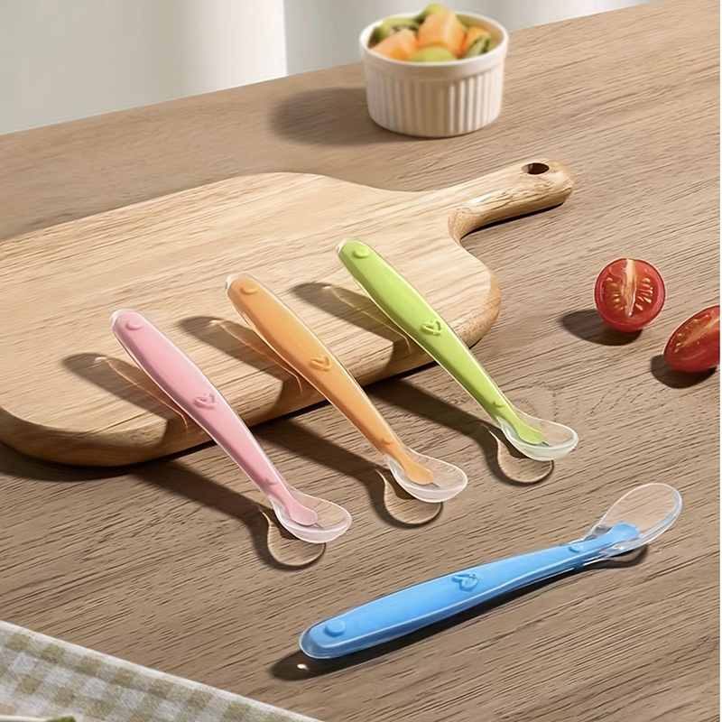 1/2pcs Soft Tip Baby Silicone  - Baby Food Utensil review and price