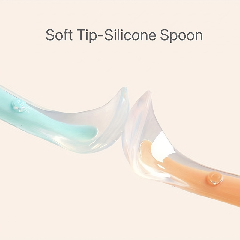 1/2pcs Soft Tip Baby Silicone  - Baby Food Utensil review and price