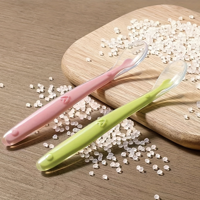 1/2pcs Soft Tip Baby Silicone  - Baby Food Utensil review and price