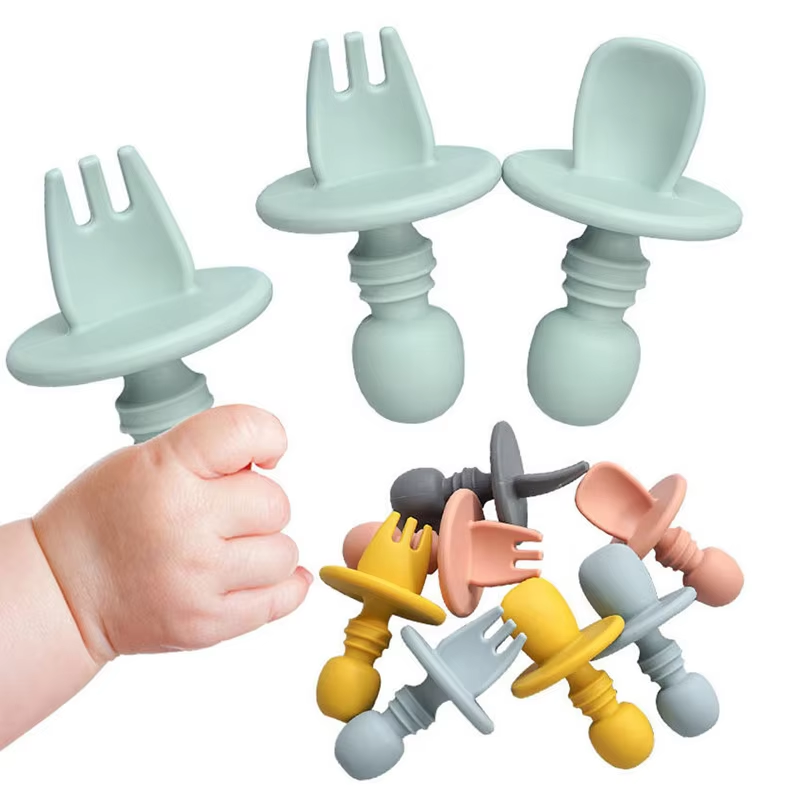 Baby silicone tableware, baby  - Baby Food For 6 Months review and price