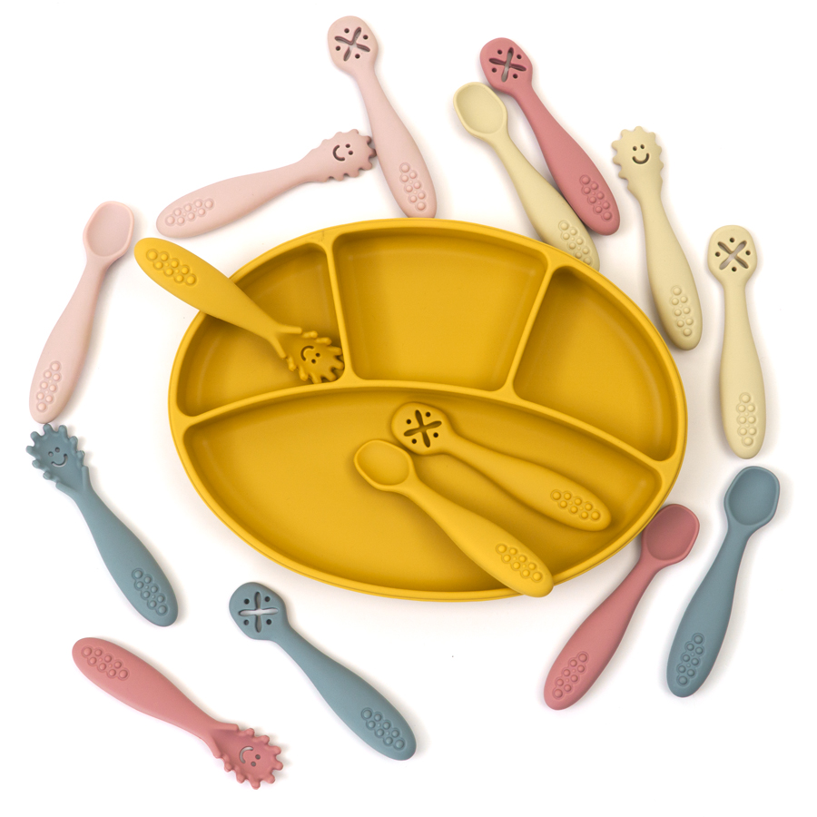 3PCS Silicone Spoon Fork For B - Baby Food Utensils Set review and price
