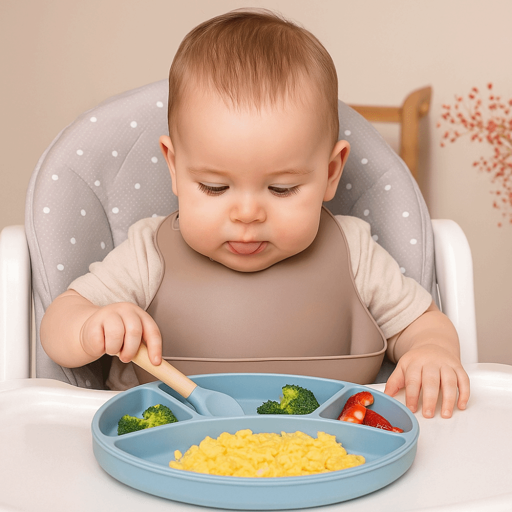 Non-Slip Silicone Divided Plat - Plate Suction Toddler review and price