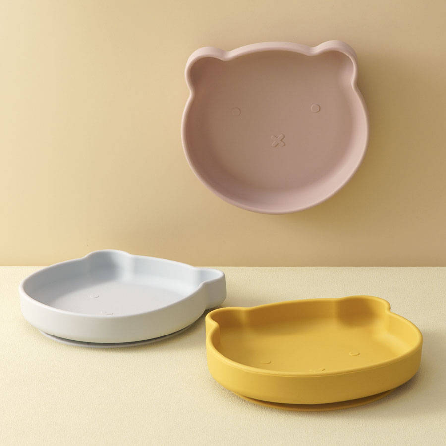 1PC Silicone Baby Dishes Sucti - Baby Food Utensil review and price