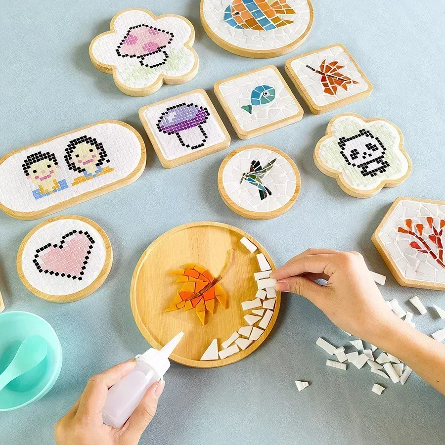 Handmade DIY Mosaic Cup Mat Bo - Baby Food Eat review and price
