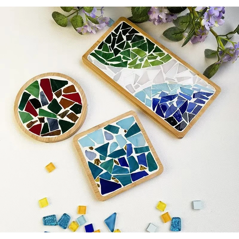 Handmade DIY Mosaic Cup Mat Bo - Baby Food Eat review and price