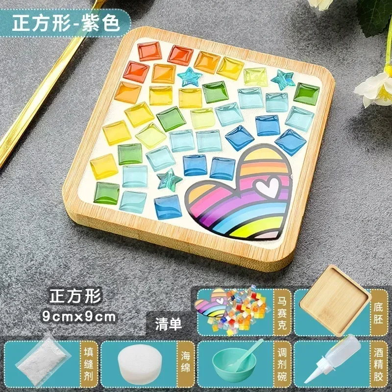 Handmade DIY Mosaic Cup Mat Bo - Baby Food Eat review and price