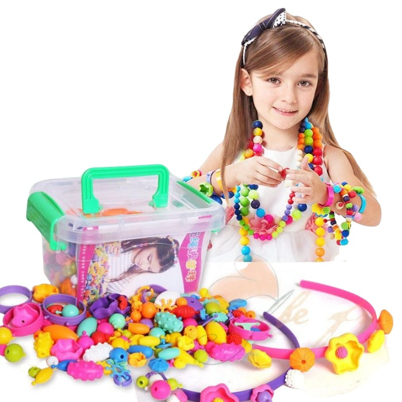 DIY Pop Beads Girl Toy Creativ - Baby Food Eat review and price