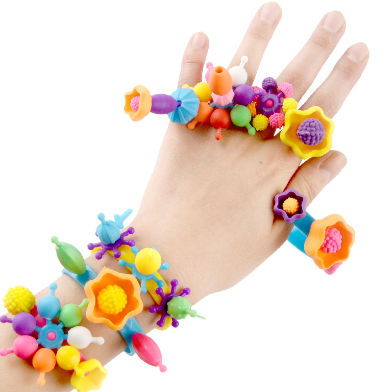 DIY Pop Beads Girl Toy Creativ - Baby Food Eat review and price