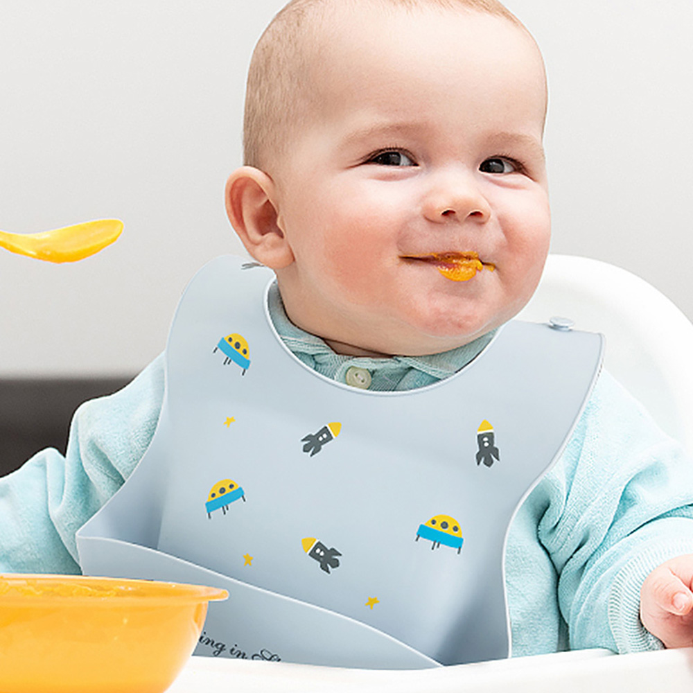 Baby Bibs Waterproof Soft Sili - Baby Food Apron review and price