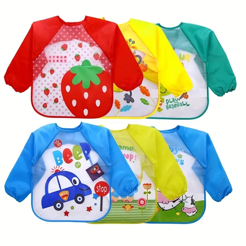 Waterproof EVA Full Sleeve Bab - Baby Food Apron review and price