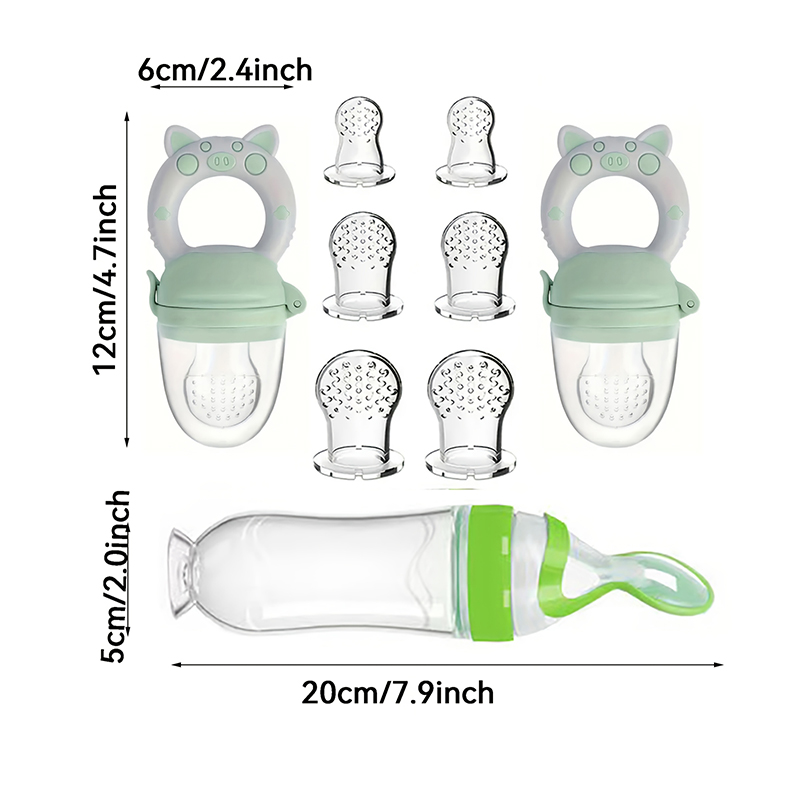 9pcs Feeding Cutlery:1 Silicon - Baby Food Utensil review and price