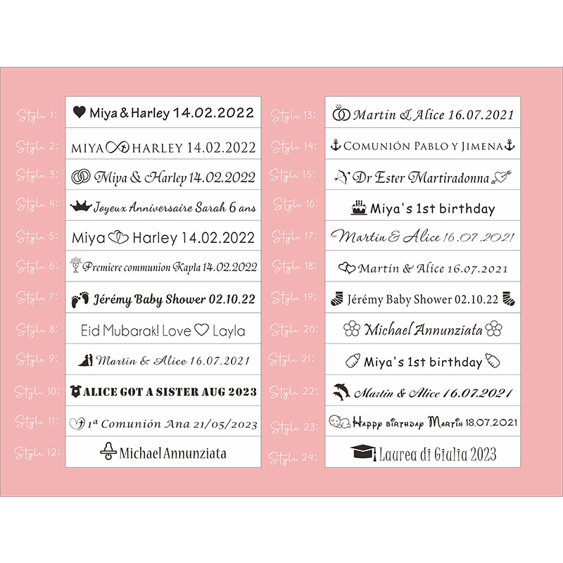 100pcs Personalized Colored Wo - Baby Food Recipes review and price