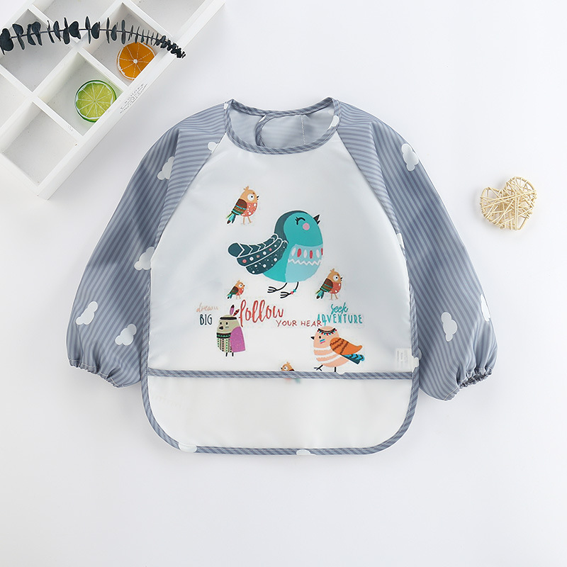 Baby Bibs Cute Colorful Cartoo - Baby Food Apron review and price